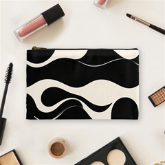 A Minimalist Pattern With Simple Lines And Shapes, Creating A Clean And Modern Aesthetic 06 Cosmetic Bag (medium) by myclothy