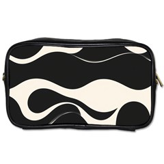 A Minimalist Pattern With Simple Lines And Shapes, Creating A Clean And Modern Aesthetic 06 Toiletries Bag (two Sides)