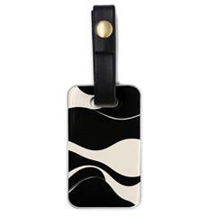 A Minimalist Pattern With Simple Lines And Shapes, Creating A Clean And Modern Aesthetic 06 Luggage Tag (one Side)