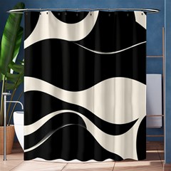 A Minimalist Pattern With Simple Lines And Shapes, Creating A Clean And Modern Aesthetic 06 Shower Curtain 60  X 72  (medium)  by myclothy