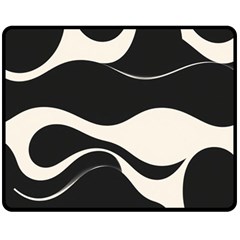 A Minimalist Pattern With Simple Lines And Shapes, Creating A Clean And Modern Aesthetic 06 Two Sides Fleece Blanket (medium)