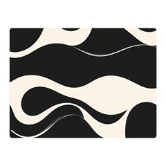 A Minimalist Pattern With Simple Lines And Shapes, Creating A Clean And Modern Aesthetic 06 Two Sides Premium Plush Fleece Blanket (mini)