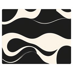 A Minimalist Pattern With Simple Lines And Shapes, Creating A Clean And Modern Aesthetic 06 Two Sides Premium Plush Fleece Blanket (teen Size)