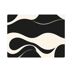 A Minimalist Pattern With Simple Lines And Shapes, Creating A Clean And Modern Aesthetic 06 Premium Plush Fleece Blanket (mini)