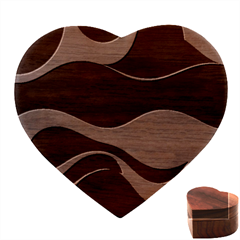 A Minimalist Pattern With Simple Lines And Shapes, Creating A Clean And Modern Aesthetic 06 Heart Wood Jewelry Box