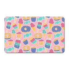 Ice Cream Donut Sweets Candie Magnet (rectangular)