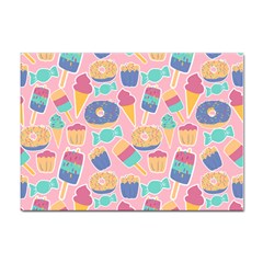 Ice Cream Donut Sweets Candie Sticker A4 (100 Pack)