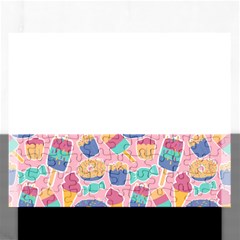 Ice Cream Donut Sweets Candie Rectangular Jigsaw Puzzl