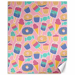 Ice Cream Donut Sweets Candie Canvas 16  X 20 