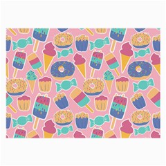 Ice Cream Donut Sweets Candie Large Glasses Cloth by Apenda