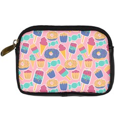 Ice Cream Donut Sweets Candie Digital Camera Leather Case