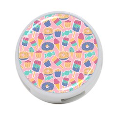 Ice Cream Donut Sweets Candie 4-port Usb Hub (one Side)