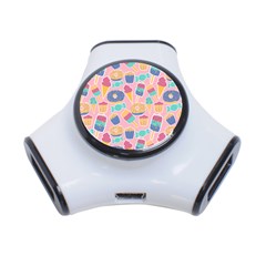 Ice Cream Donut Sweets Candie 3-port Usb Hub