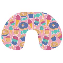 Ice Cream Donut Sweets Candie Travel Neck Pillow