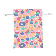 Ice Cream Donut Sweets Candie Lightweight Drawstring Pouch (l)