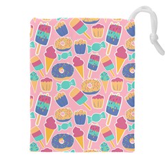 Ice Cream Donut Sweets Candie Drawstring Pouch (4xl)