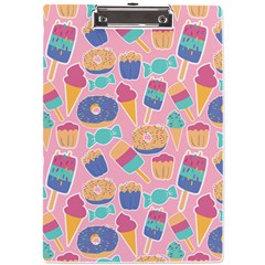 Ice Cream Donut Sweets Candie A4 Acrylic Clipboard