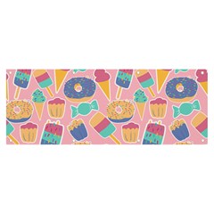 Ice Cream Donut Sweets Candie Banner And Sign 8  X 3 