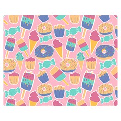 Ice Cream Donut Sweets Candie Premium Plush Fleece Blanket (medium)