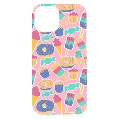 Ice Cream Donut Sweets Candie Iphone 15 Plus Black Uv Print Pc Hardshell Case