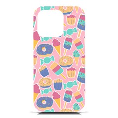 Ice Cream Donut Sweets Candie Iphone 16 Pro Black Uv Print Pc Hardshell Case by Apenda