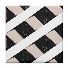 A Minimalist Pattern With Simple Lines And Shapes, Creating A Clean And Modern Aesthetic 07 Tile Coaster