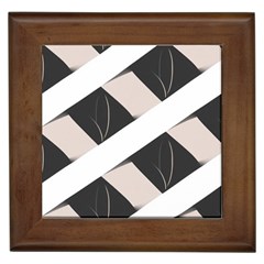 A Minimalist Pattern With Simple Lines And Shapes, Creating A Clean And Modern Aesthetic 07 Framed Tile