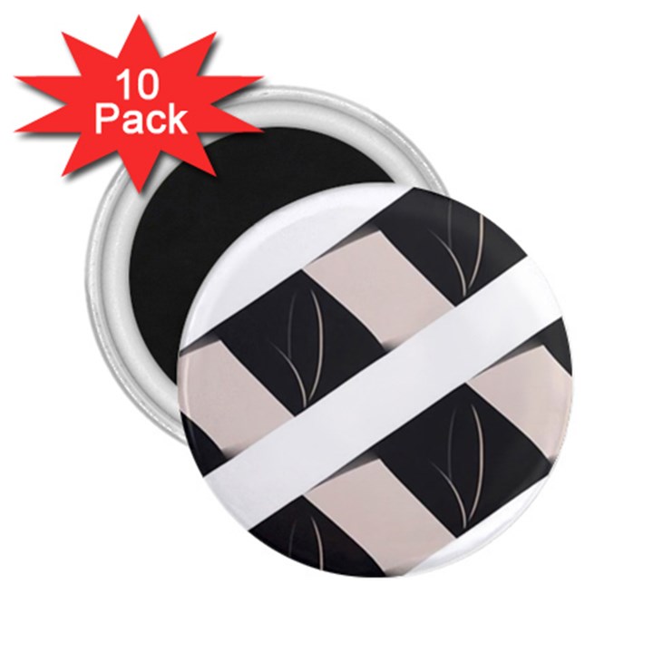 A Minimalist Pattern With Simple Lines And Shapes, Creating A Clean And Modern Aesthetic 07 2.25  Magnets (10 pack) 