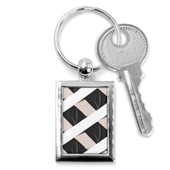 A Minimalist Pattern With Simple Lines And Shapes, Creating A Clean And Modern Aesthetic 07 Key Chain (rectangle)