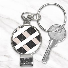 A Minimalist Pattern With Simple Lines And Shapes, Creating A Clean And Modern Aesthetic 07 Nail Clippers Key Chain