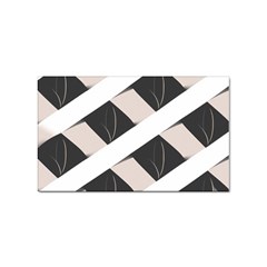 A Minimalist Pattern With Simple Lines And Shapes, Creating A Clean And Modern Aesthetic 07 Sticker (rectangular)