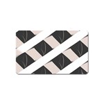 A Minimalist Pattern With Simple Lines And Shapes, Creating A Clean And Modern Aesthetic 07 Magnet (Name Card) Front