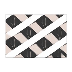 A Minimalist Pattern With Simple Lines And Shapes, Creating A Clean And Modern Aesthetic 07 Sticker A4 (10 Pack)