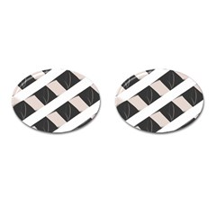 A Minimalist Pattern With Simple Lines And Shapes, Creating A Clean And Modern Aesthetic 07 Cufflinks (oval)