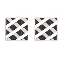 A Minimalist Pattern With Simple Lines And Shapes, Creating A Clean And Modern Aesthetic 07 Cufflinks (square)