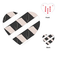 A Minimalist Pattern With Simple Lines And Shapes, Creating A Clean And Modern Aesthetic 07 Playing Cards Single Design (heart)