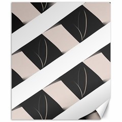 A Minimalist Pattern With Simple Lines And Shapes, Creating A Clean And Modern Aesthetic 07 Canvas 8  X 10 