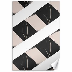 A Minimalist Pattern With Simple Lines And Shapes, Creating A Clean And Modern Aesthetic 07 Canvas 12  X 18 