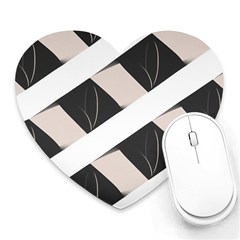 A Minimalist Pattern With Simple Lines And Shapes, Creating A Clean And Modern Aesthetic 07 Heart Mousepad