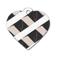 A Minimalist Pattern With Simple Lines And Shapes, Creating A Clean And Modern Aesthetic 07 Dog Tag Heart (one Side)