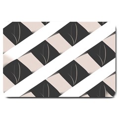 A Minimalist Pattern With Simple Lines And Shapes, Creating A Clean And Modern Aesthetic 07 Large Doormat by myclothy