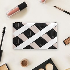 A Minimalist Pattern With Simple Lines And Shapes, Creating A Clean And Modern Aesthetic 07 Cosmetic Bag (small)