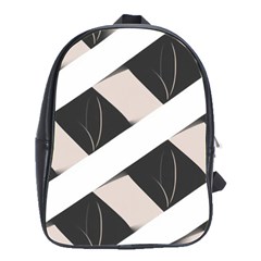 A Minimalist Pattern With Simple Lines And Shapes, Creating A Clean And Modern Aesthetic 07 School Bag (large)