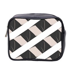 A Minimalist Pattern With Simple Lines And Shapes, Creating A Clean And Modern Aesthetic 07 Mini Toiletries Bag (two Sides)