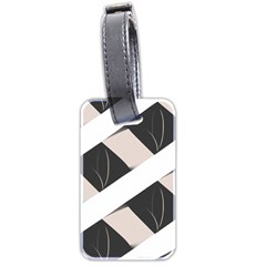 A Minimalist Pattern With Simple Lines And Shapes, Creating A Clean And Modern Aesthetic 07 Luggage Tag (two Sides)