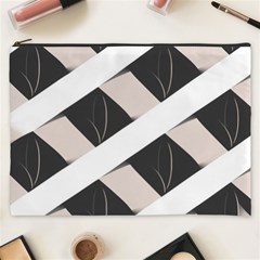 A Minimalist Pattern With Simple Lines And Shapes, Creating A Clean And Modern Aesthetic 07 Cosmetic Bag (xxxl)