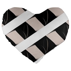 A Minimalist Pattern With Simple Lines And Shapes, Creating A Clean And Modern Aesthetic 07 Large 19  Premium Heart Shape Cushions