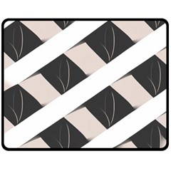 A Minimalist Pattern With Simple Lines And Shapes, Creating A Clean And Modern Aesthetic 07 Two Sides Fleece Blanket (medium)