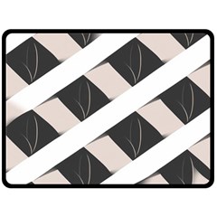 A Minimalist Pattern With Simple Lines And Shapes, Creating A Clean And Modern Aesthetic 07 Two Sides Fleece Blanket (large)