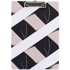 A Minimalist Pattern With Simple Lines And Shapes, Creating A Clean And Modern Aesthetic 07 A4 Acrylic Clipboard by myclothy